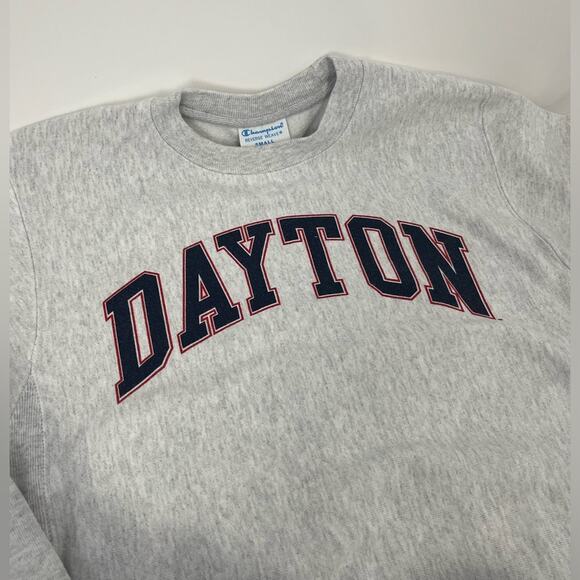 Champion Vtg Reverse Weave Dayton Sweatshirt Size Small - Picture 2 of 13